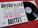 Schumann / Debussy / Britten - Rostropovich **Decca SXL 2298 ED1 Test Press LP**