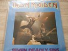 IRON MAIDEN SEVEN DEADLY SINS - SWEDEN BOOTLEG VINYL 2 LP RARE