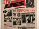 RARE Guns N Roses LIES GN’R Vinyl LP Original 1988 US Geffen w Inner NICE VG+
