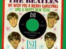 The Beatles US 45 Vee Jay VJ 581 Please Please Me with Christmas sleeve