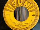 ELVIS PRESLEY 45 Baby Let’s Play House / You’re Right ORIG SUN Push Marks 1955