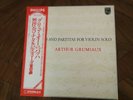 3 LP Philips Japan Bach sonatas partitas  Grumiaux NM