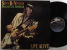 STEVIE RAY VAUGHAN & DOUBLE TROUBLE Live Alive EPIC 2XLP VG++ gatefold **