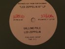 LED ZEPPELIN GALLOWS POLE 1970 Mono Stereo Advanced PROMO RARE 33rpm single VG+