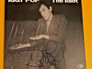IGGY POP SIGNED VINYL RECORD THE IDIOT  BECKETT CERTIFIED