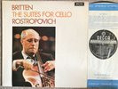 Decca SXL 6393 Rostropovich Britten The Suites For Cello