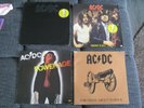 4 LP´s AC/DC - BACK IN BLACK/HIGHWAY TO HELL/FOR THOSE ABOUT TO ROCK/POWERAGE