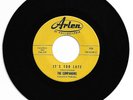 RARE DOO WOP 45 THE COMPANIONS IT'S TOO LATE ON ARLEN  VG+   ORIGINAL