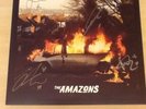 SIGNED-THE AMAZONS-CLEAR VINYL DEBUT LP-AUTOGRAPHED IN SILVER PEN-MINT/UNPLAYED