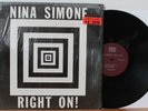 Nina Simone LP “Right On ”   Roker 6001   1972   CLEAN in Shrink