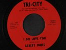ALBERT JONES: I Do Love You 45 (Saginaw, MI, one light mark away from M-, faint