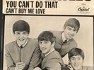 THE BEATLES CAN'T BUY ME LOVE YOU CAN'T DO THAT 45 RPM RECORD PICTURE SLEEVE