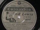 Ted Lewis COLUMBIA 2113-D E/E+ PRE WAR JAZZ / DANCE BAND 78