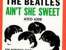 THE BEATLES Atco 6308 AIN'T SHE SWEET / NOBODY'S CHILD W/pic Sleeve Pink Vinyl