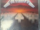 Metallica A Master of Puppets 33 LP Record Album Elektra 1986
