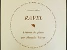 ALPHA vinyl LP MARCELLE MEYER L'ouvre de piano RAVEL