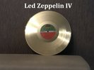 Led Zeppelin - Led Zeppelin IV Gold vinyl record Best Gift Idea