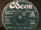 THE BEATLES-CHILE RARE ORIGINAL SINGLE ODEON 1965 ROCK N ROLL MUSIC 45 RPM 7