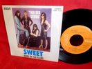 THE SWEET The six teens / Burn on the flame 45rpm 7' + PS 1974 ITALY MINT-