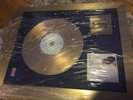 Tears for fears the hurting  vinyl LP gold disc award BPI