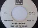 Northern Soul KENNY AND THE IMPACTS Heartaches / Wishing Well VG+/EX