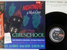 GIRLSCHOOL NIGHTMARE AT MAPLE CROSS GWR VIL-28058 Japan OBI PROMO VINYL LP