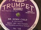Trumpet 168 Rice Miller (Sonny Boy Williamson) w House Rockers 78 rpm Blues E+