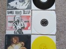 Barb Wire Dolls Slit Yellow vinyl signed , Desperate , Rub my mind  White Vinyl.