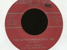 BILLY ADAMS You Gotta Have a Duck Tail on Nau-Voo Rare Rockabilly 45 Hear