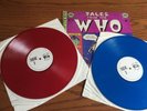 THE WHO-TALES FROM THE WHO TMOQ LIVE 2 LP'S RED & BLUE Solid  COLORED VINYL TMOQ