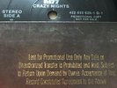 Kiss Crazy Nights Promo Lp Gold Stamp w Hype Sticker Rare Vinyl 422832626-1Q-1