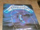 Metallica Ride the Lightning vinyl lp MFN27 1984 Early 'Tan Label', GREAT