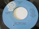 Rare Northern Soul Mod THE FESTIVALS on Blue Rock Label CHECKIN OUT / HEY GIRL