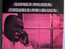 SIDNEY MAIDEN w/K.C.DOUGLAS TROUBLE & BLUES RARE ORIG '61 BLUESVILLE MONO LP RVG