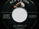 ELVIS PRESLEY All Shook Up 45 w/silver line RCA VICTOR #47-6870