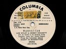 LEE WILEY and BOBBY HACKETT on E- 1951 Columbia Promo 39202 - Manhattan