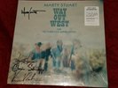 Marty Stuart and His Fabulous Superlatives WAY OUT WEST LP Signed AUTOGRAPHED