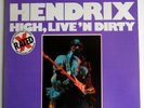 Jimi Hendrix - High, Live 'n Dirty - red vinyl - USA Nutmeg. Doors, Jim Morrison