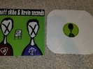 Matt Skiba Kevin Seconds Split White with Blue Marble Vinyl Alkaline Trio