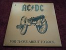 AC/DC For Those About To Rock 19811st Press US Atlantic PROMO Embossed Coverl EX