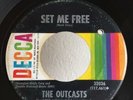 Psych Garage 45 The Outcasts Set Me Free on Decca HEAR
