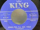 The Ascots - I Don't Care / Darling I'll See You 45 RPM - Tested VG - King