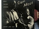 Sam Most Quartet Plus Two 10” Debut Records Percy Heath Doug Mettome