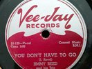 Blues/R&B 78 RPM JIMMY REED - Signals Of Love/Honest I Do VEE-JAY 253 V+ ORIG