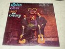 Peter Paul and Mary self titled LP record album sleeve signed by all three