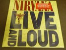 NIRVANA LIVE AND LOUD 2LP COLORED VINYL(CLEAR+RED, CLEAR+BLUE HALF & HALF VINYL)