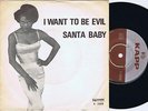 EARTHA KITT I Want To Be Evil b/w Santa Baby Danish 45PS 1961 Kapp 7