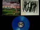 Megadeth - Youthanasia LP record Blue Vinyl Like Dave Mustaine Not Promo