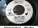 ? JIVE FIVE promo 'You're A Puzzle' NM + COVER northern soul 45