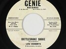 Rockabilly/Doo-Wop 45 - Lou Roberts - Rattlesnake Shake - Genie - mp3